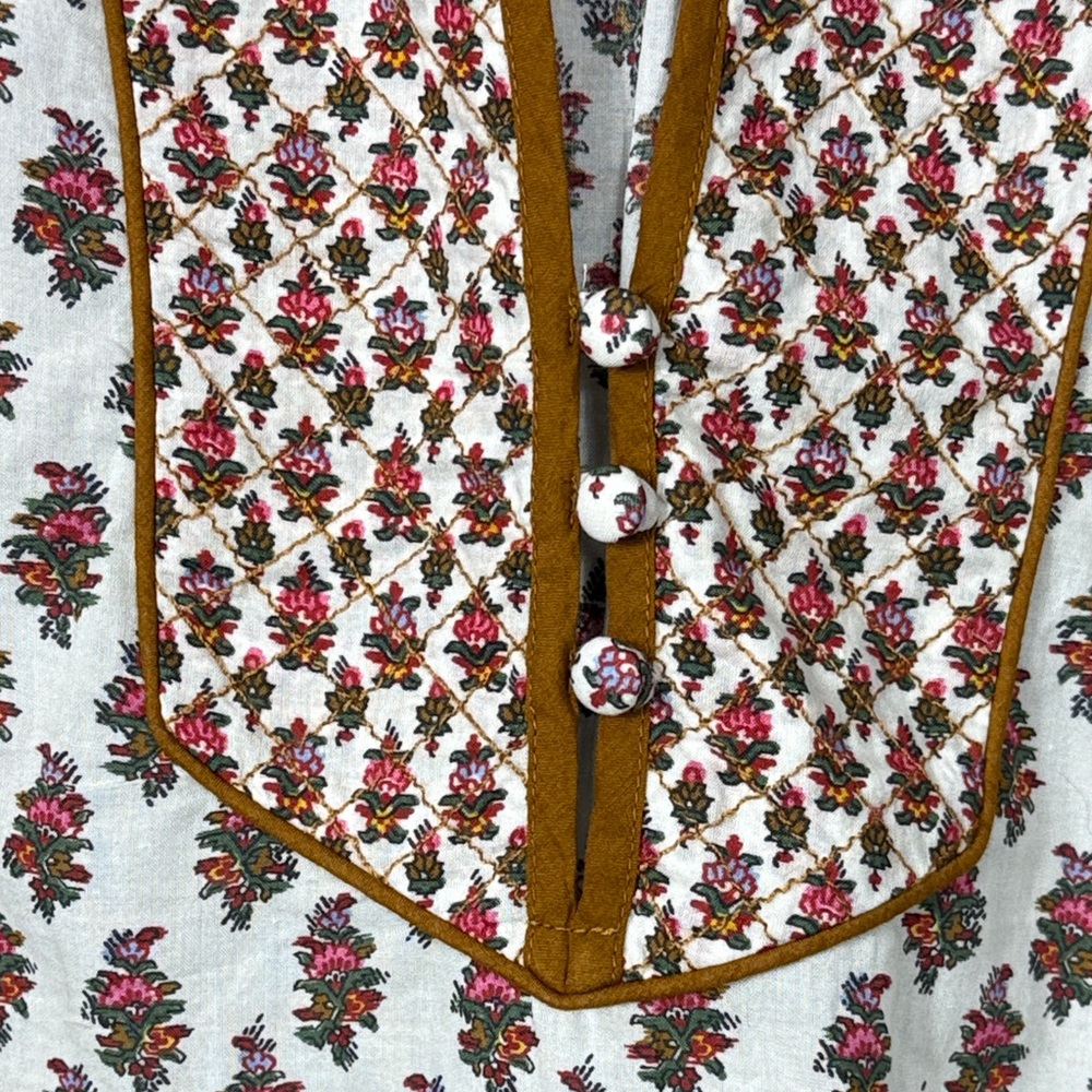 Veronica Beard Alivia Floral‎ Poplin Blouse - Picture 2 of 11